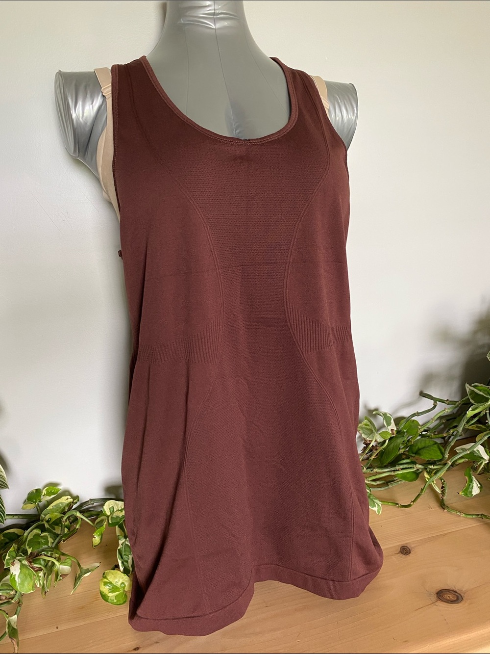 NWT Zyia Copper-Charged Tank, brown, XL